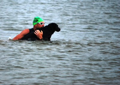 Loving Dog and open water swim