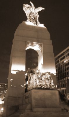 Monument downtown Ottawa