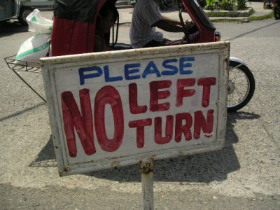 we now have to beg motorists to follow traffic regulations?