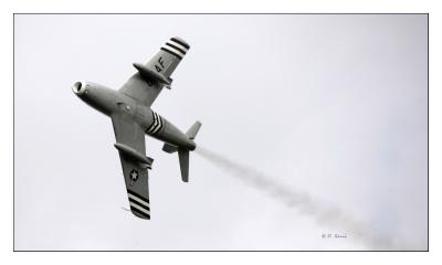 North American F-86A Fly-by