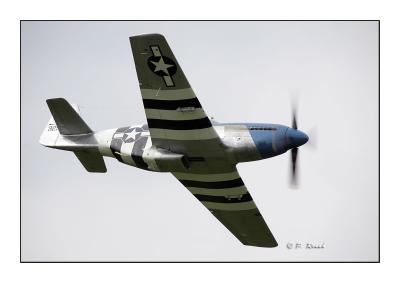 P-51C fly-by