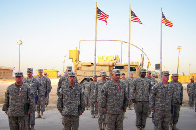 Award Ceremony at FOB