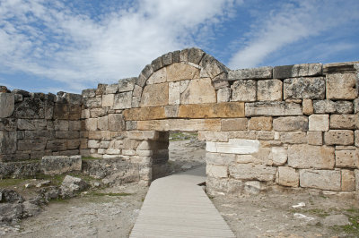 South wall and gate