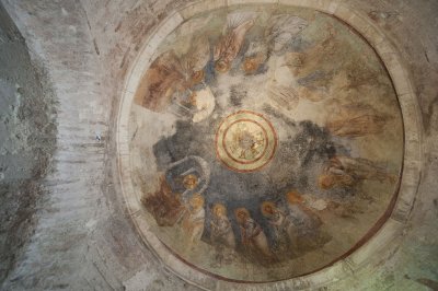 Frescos in dome north of narthex