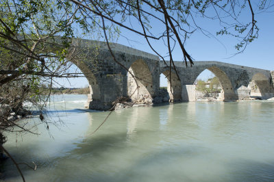 Eurymedon River or Köprü Çayı bridge