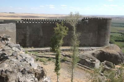 Diyarbakir at wall 3077