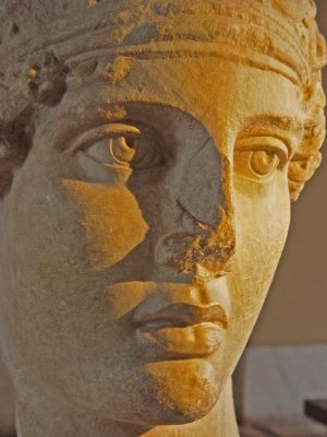 Sappho or Aphrodite colossal head