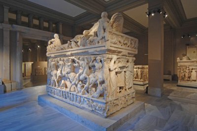Huge Sidamara sarcophagus