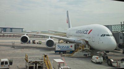 Air France  A380 in Roissy