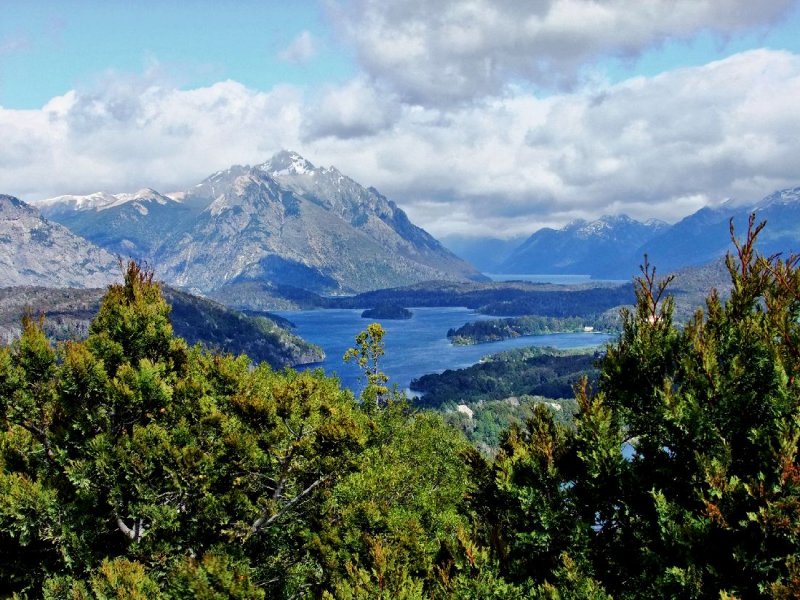 The view from the top of Companario Hill reached by horseback and descended by chairlift