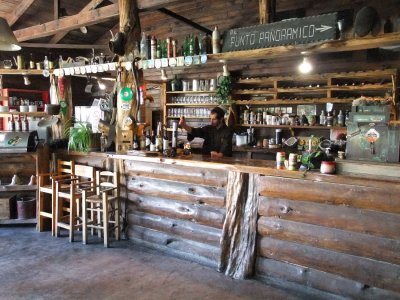 The restaurant part of a local brewery in the Companario area of Bariloche
