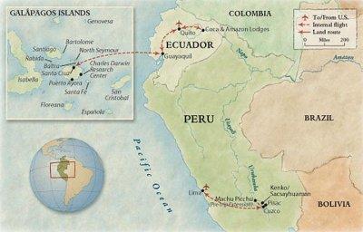 The Amazon Basin and the Galapagos