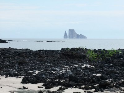 Kicker Rock off the coast of San Cristobal Island