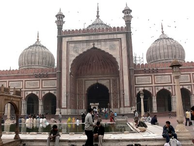 The Jama Masjid Mosque in Old Delhi