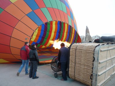 Baloon Ride Over the Fairy Chimneys of Cappadocia at Goreme - Nov 10, 2011
