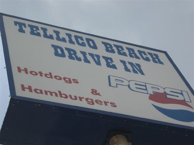 Tellico Beach Drive In  (had a diet pepsi here)
