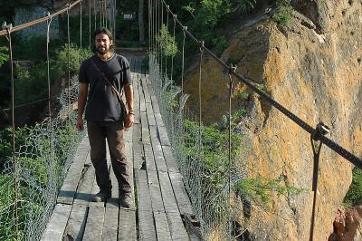 Carlos on Angostura Bridge