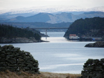 Straumsundet - Soer -Bridge 15 meters -seen from Herdlevr