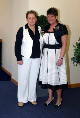 After the blessing in the corrider