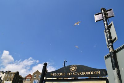 The Town Centre Sign of Scarborough