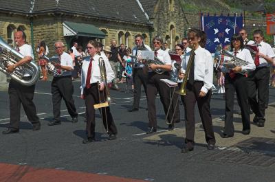 Part of the Procession of Whit Walks