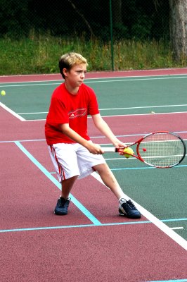Fabrice Playing Tennis.