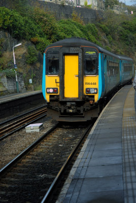 Train Coming Into Mossley  Station