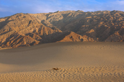 death valley sand and mountains