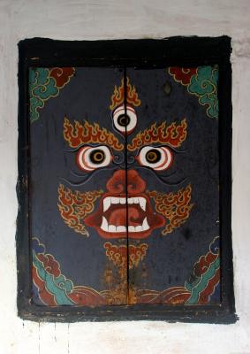 shuttered window-Bhutan