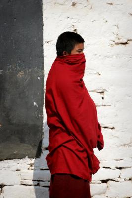 young monk-Bhutan