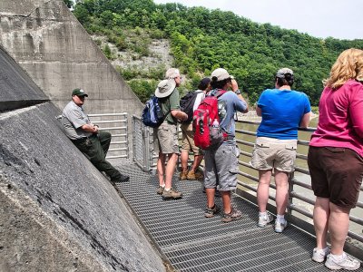 At The Base Of The Dam