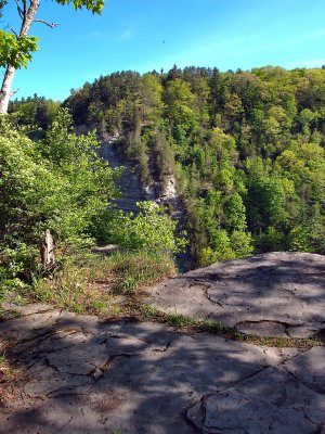 A Large Stone Over Look--Very Undercut 