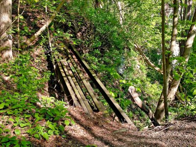 An Effort To Halt Erosion And A Rock Slide