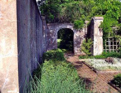 Looking Back-- Out Of The Garden Entrance