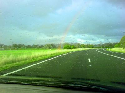 Rainbow Hits the Ground - Where is the Pot o' Gold?