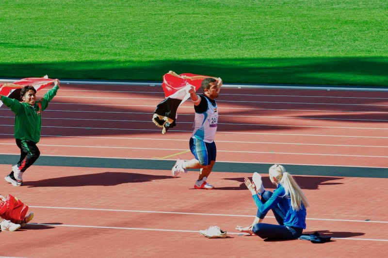 NAAS Ahmed and NUKHAILAWI Wildan - Iraq.  Silver and Bronze in F40 Mens Javelin