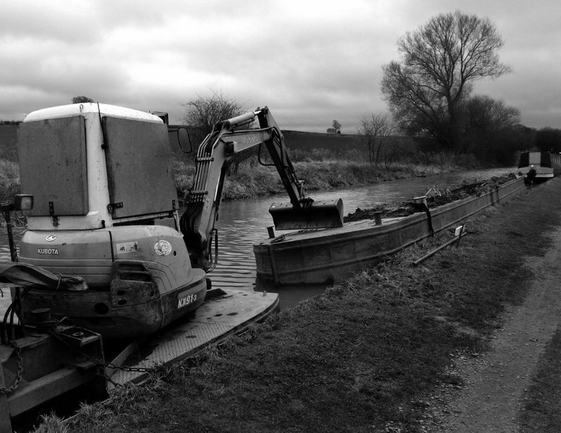 Work on the canal