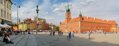 Warsaw Royal Palace Panorama