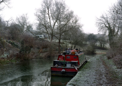 Cold day on the canal..