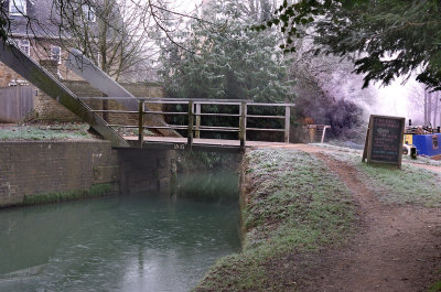 The swing bridge at Lower Heyford