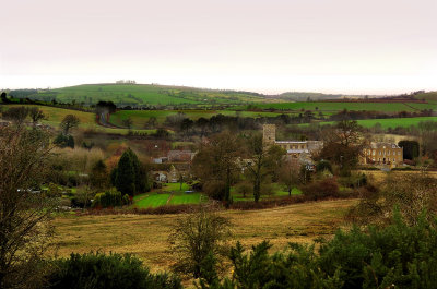 Overlooking Whichford Village