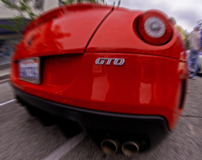 2011 Ferrari 599 GTO saying bye-bye!