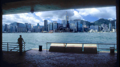 Old Cross Harbor View HK 1995