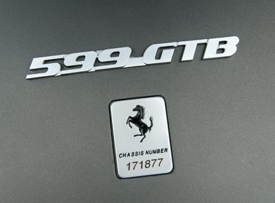 599 GTB Chassis Plate
