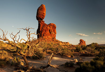 Sunset on Balanced Rock