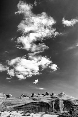 Big Sky over Delicate Arch