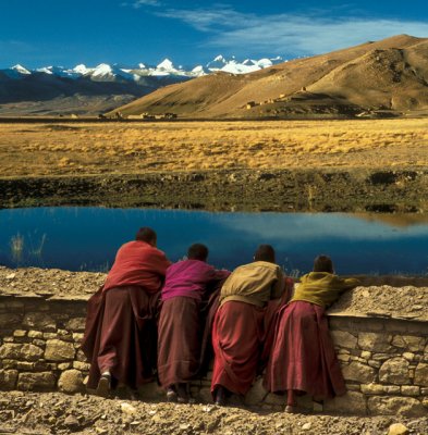 Four Monks - Tibet