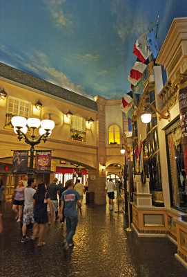 Shopping Street, Paris Hotel Interior