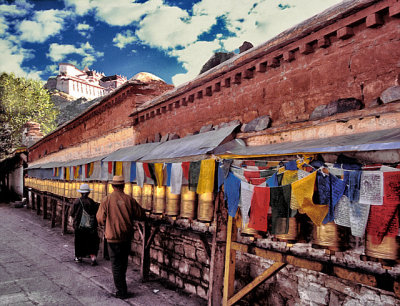 Tibetan Prayer Wheels & Prayer Flags