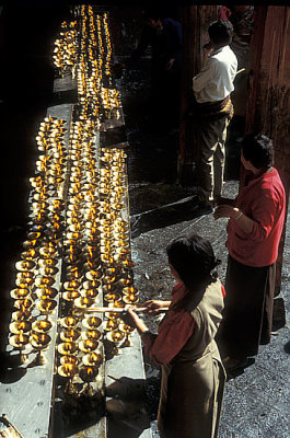 Candle Lighting , Jokhang